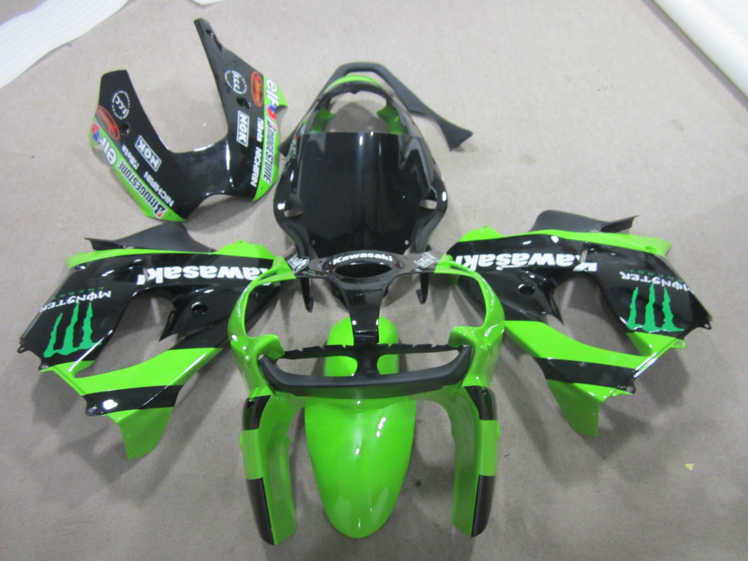 Kawasaki Ninja ZX-9R West Fairings Plastics Kit 2000-2001 FM-0972