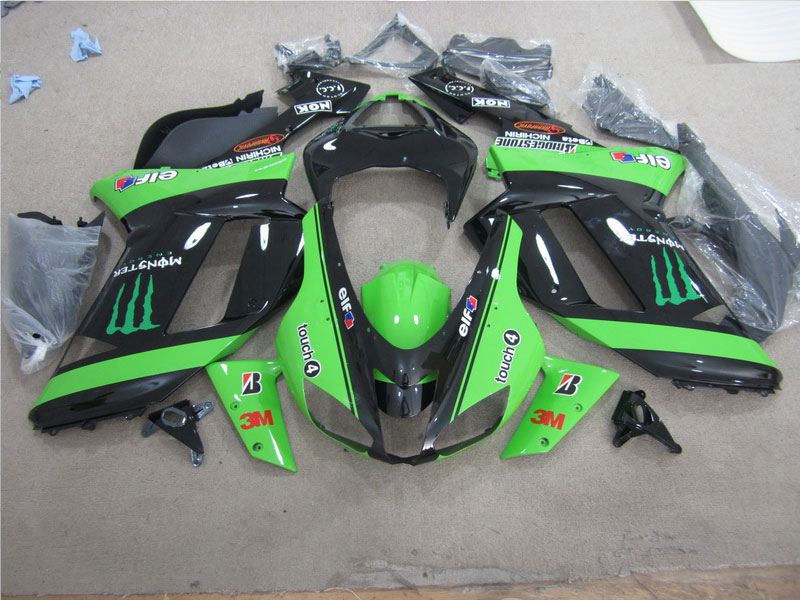 kawasaki Ninja ZX-6R 2007-2008 Fairings Plastics Kit 2007-2008 FM-0907