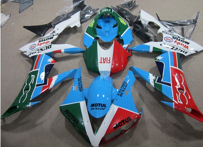 Yamaha YZF-R1 Fortuna Fairings Plastics Kit 2004-2006 FM-1121