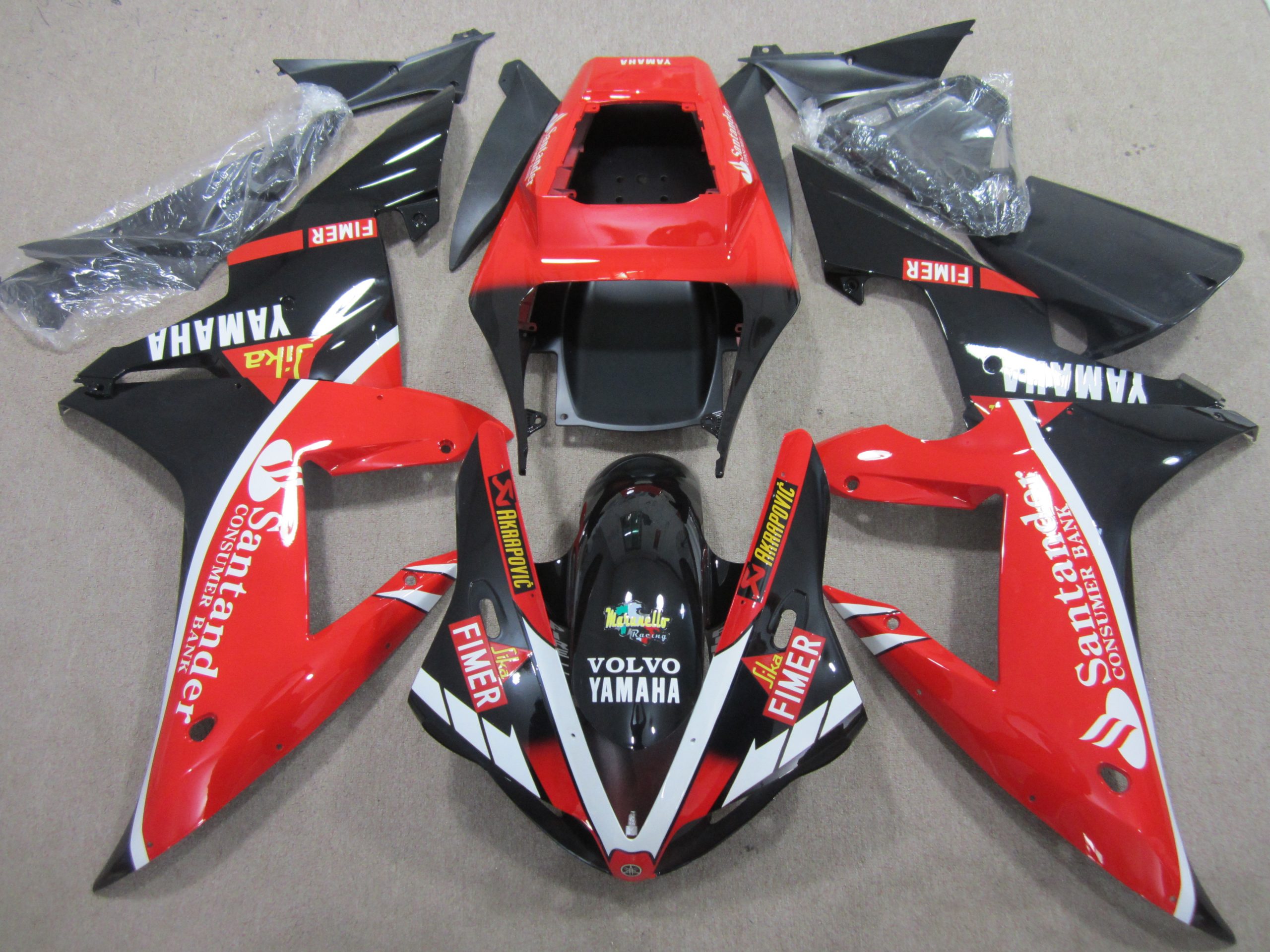 Yamaha YZF-R1 Fairings Plastics Kit 2004-2006 FM-1119