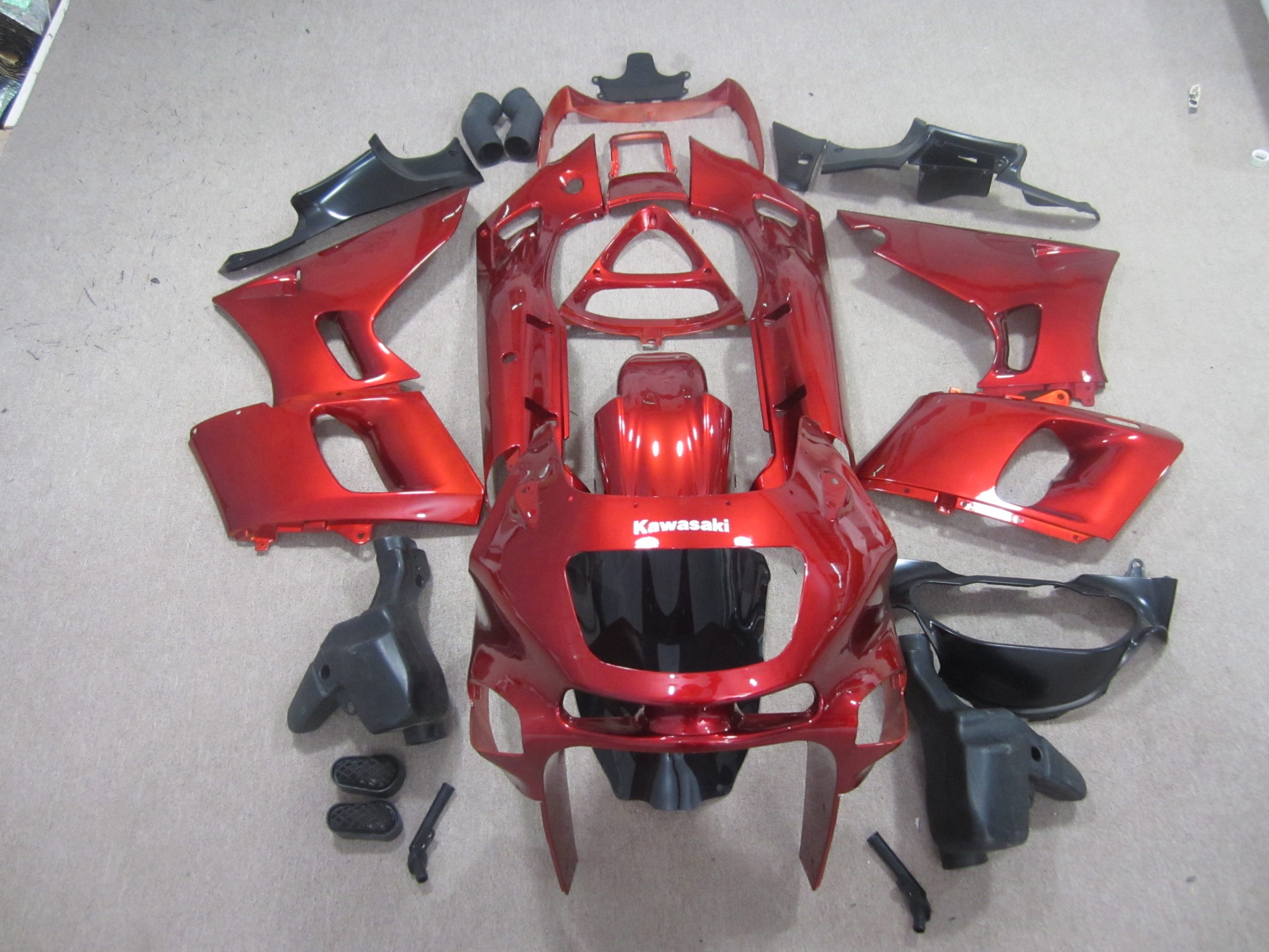 Kawasaki ZZR600 ZX6 Fairings Plastics Kit 2005-2008 FM-0992