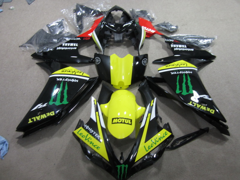 Yamaha YZF-R1 Fairings Plastics Kit 2007-2008 FM-1136
