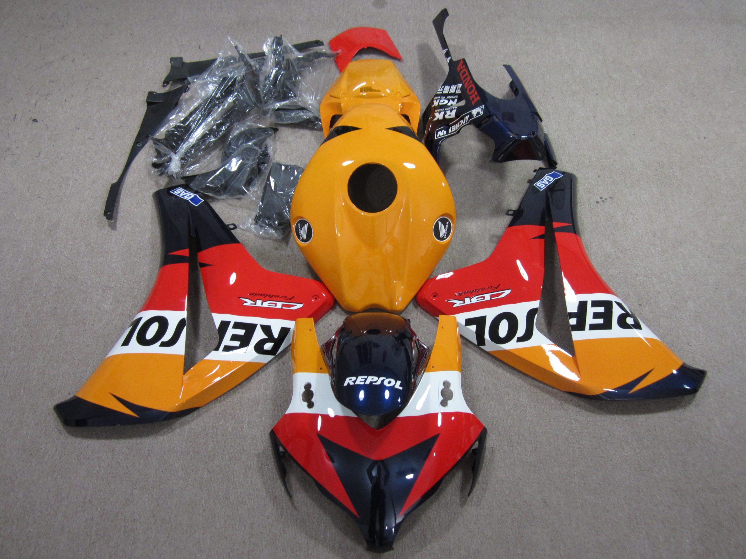 Honda CBR1000RR Fireblade Fairings Plastics Kit 2008-2011 FM-0293