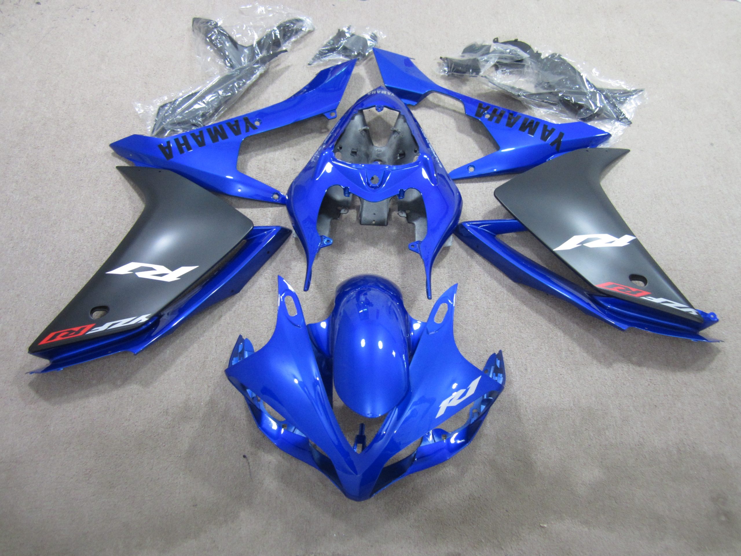 Yamaha YZF-R1 Fairings Plastics Kit 2007-2008 FM-1148