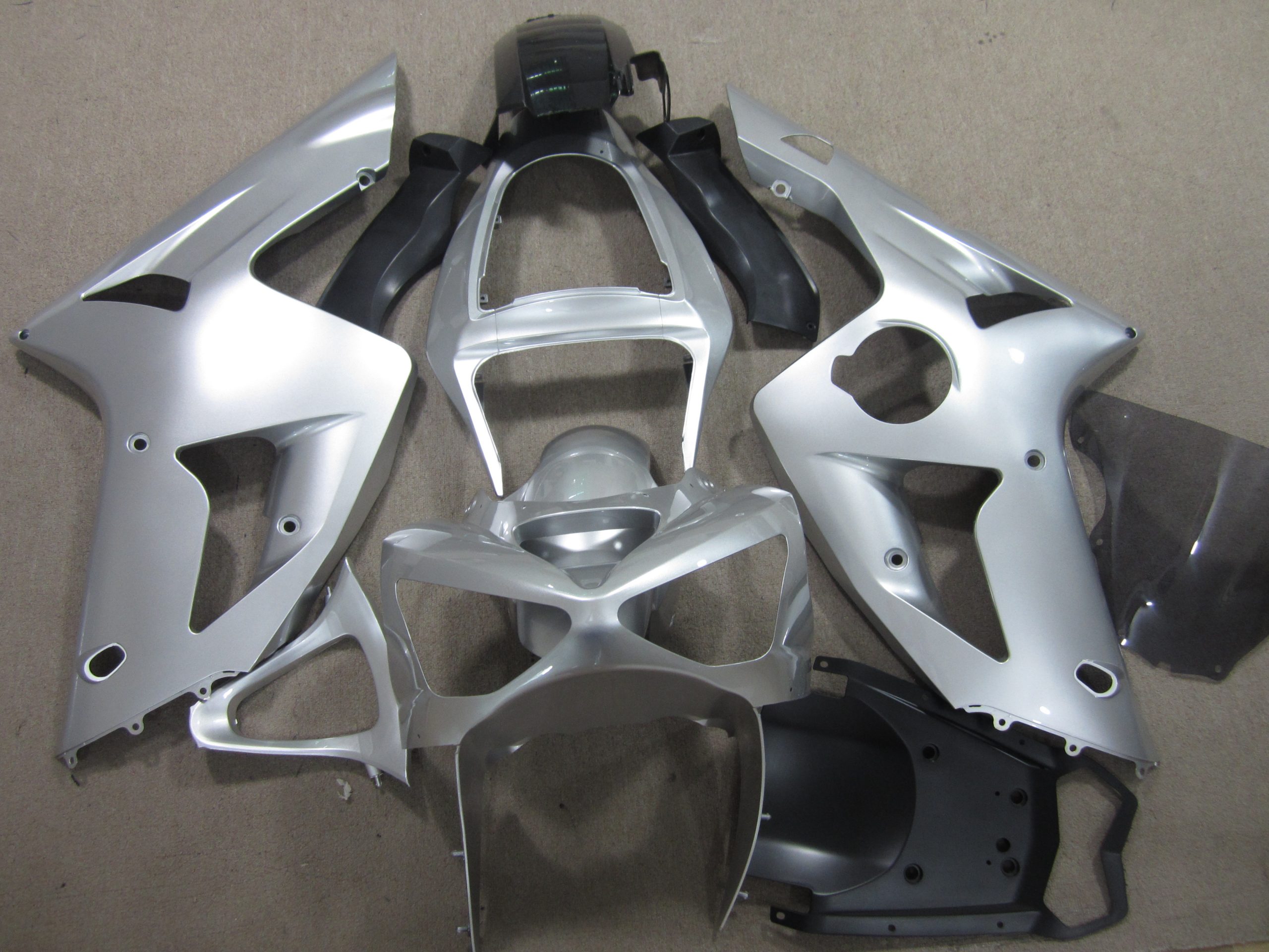 Ninja ZX-6R Fairings Plastics Kit 2003-2004 FM-0826