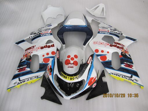 Suzuki GSX-R750 GSXR600 2004-2005 / GSXR750 2004-2005 Fairings Plastics Kit  FM-0563