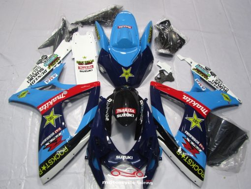 Suzuki GSXR600-750 GSXR600 2006-2007 / GSXR750 2006-2007 Fairings Plastics Kit FM-0616
