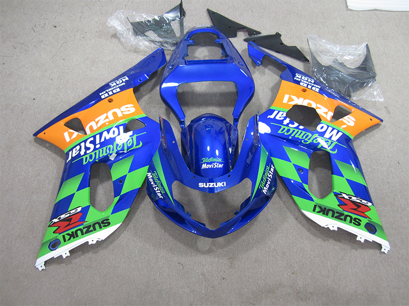 Suzuki GSXR600 2001-2003 / GSXR750 2000-2003 Fairings Plastics Kit FM-0520